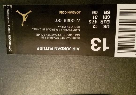 NEW NIKE AIR JORDAN FUTURE - Picture 6 of 6